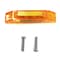 Truck-Lite 35 Series, LED, Yellow Rectangular, 2 Diode, Marker Clearance Light, P2, 2 Screw, Fit 'N Forget M/C 35200Y3 - alternate 3
